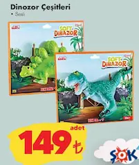 OYUNCAK DİNOZOR ÇEŞİTLERİ SESLİ